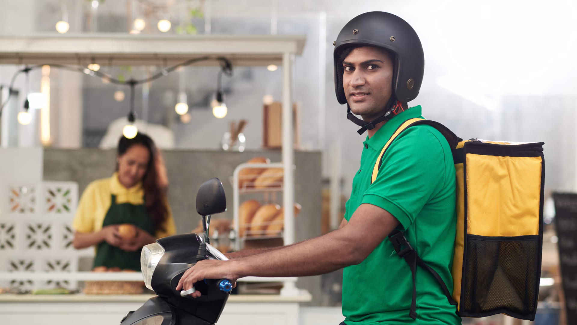 delivery partner delivering orders in gig economy